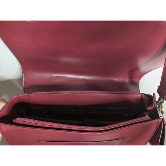 Ecosusi Burgundy wine red floral eyelet and bow laptop case - Picture 10 of 13